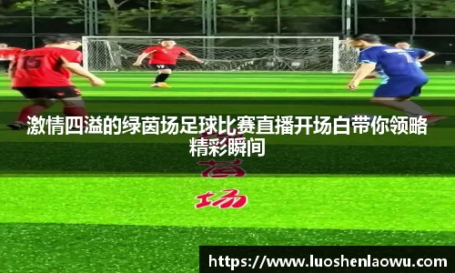 激情四溢的绿茵场足球比赛直播开场白带你领略精彩瞬间